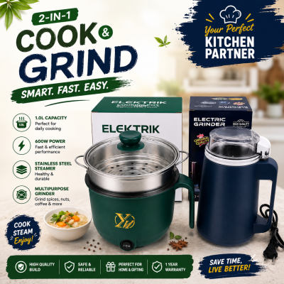 Elektrik Electric Cooker and Grinder